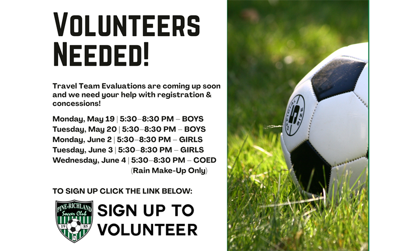 Volunteers Needed