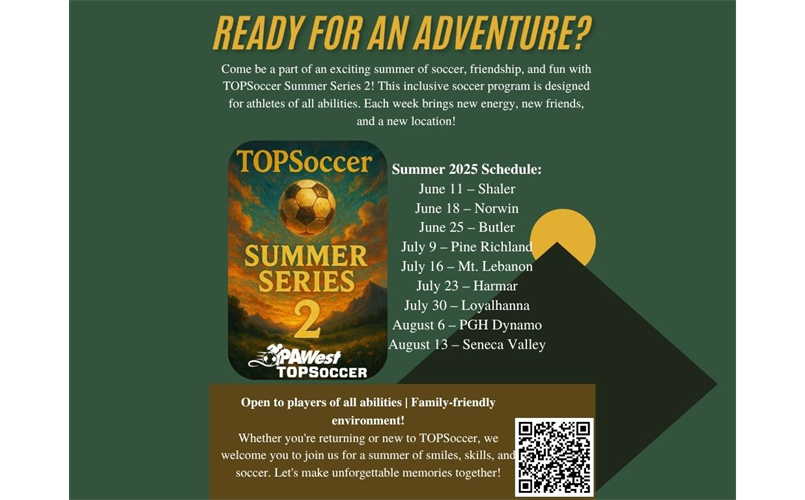 TOPSoccer Summer Program