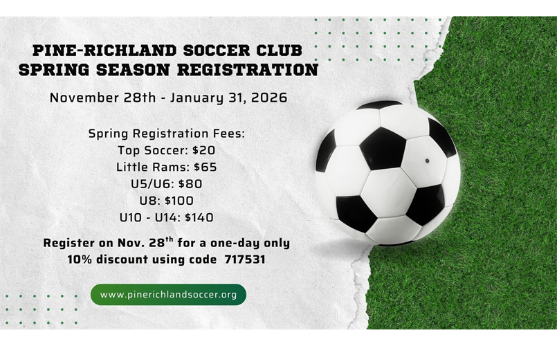 Spring Registration Information 2025