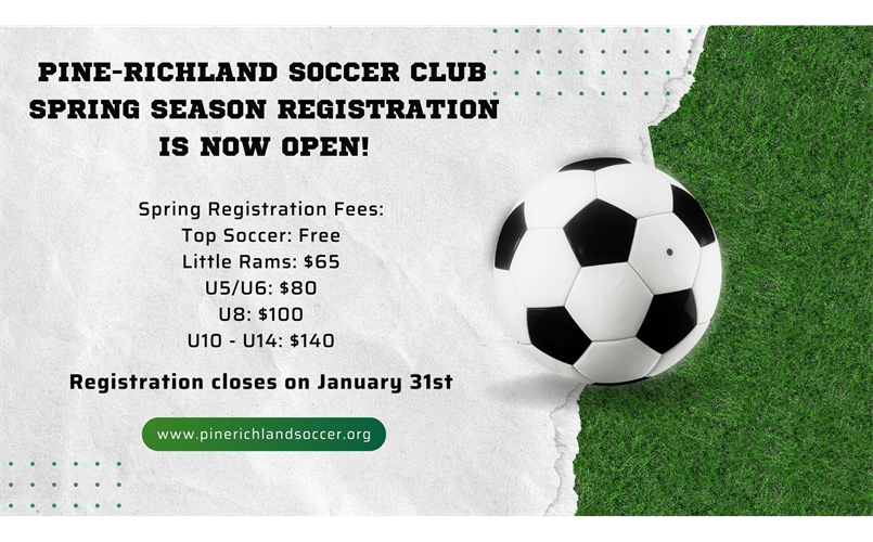 Spring Registration Information 2025